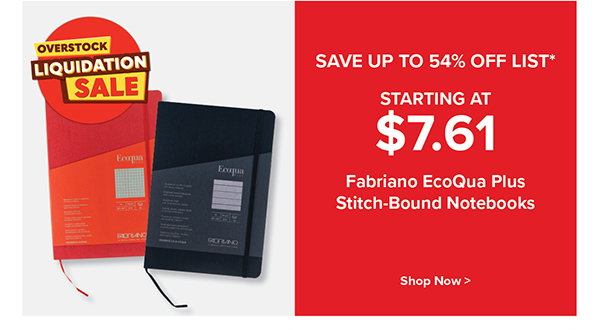 Fabriano EcoQua Plus Stitch-Bound Notebooks