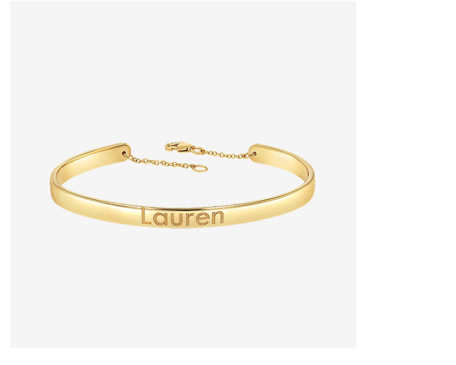 Signature Engravable Cuff ID Bracelet