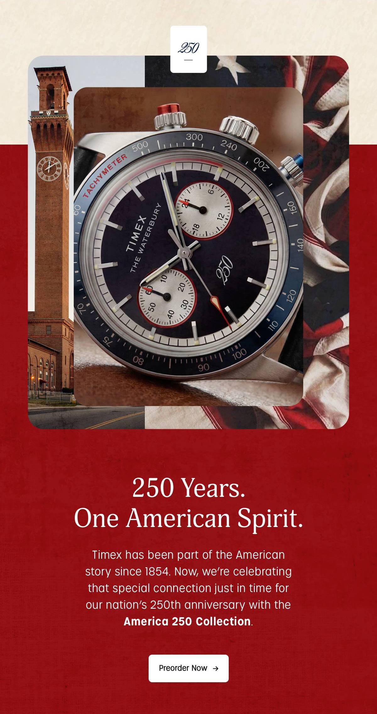 Preorder Now (America 250 Collection) - Timex