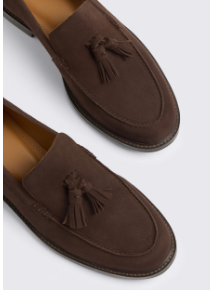 Finchley Brown Suede Loafers