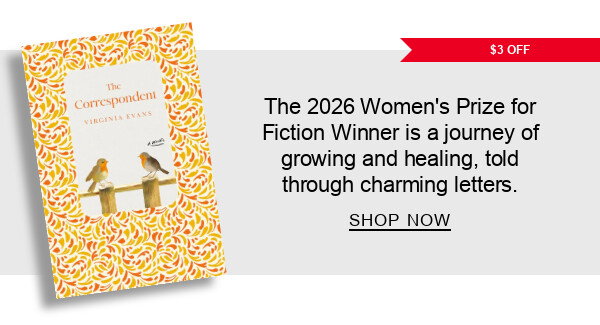 $3 Off The 2026 Women's Prize for Fiction Winner is a journey of growing and healing, told through charming letters. | SHOP NOW