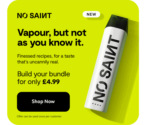 NO SAINT Device + a pack of pods for only £4.99
