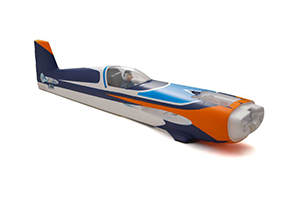 Painted Fuselage with Pilot and Canopy