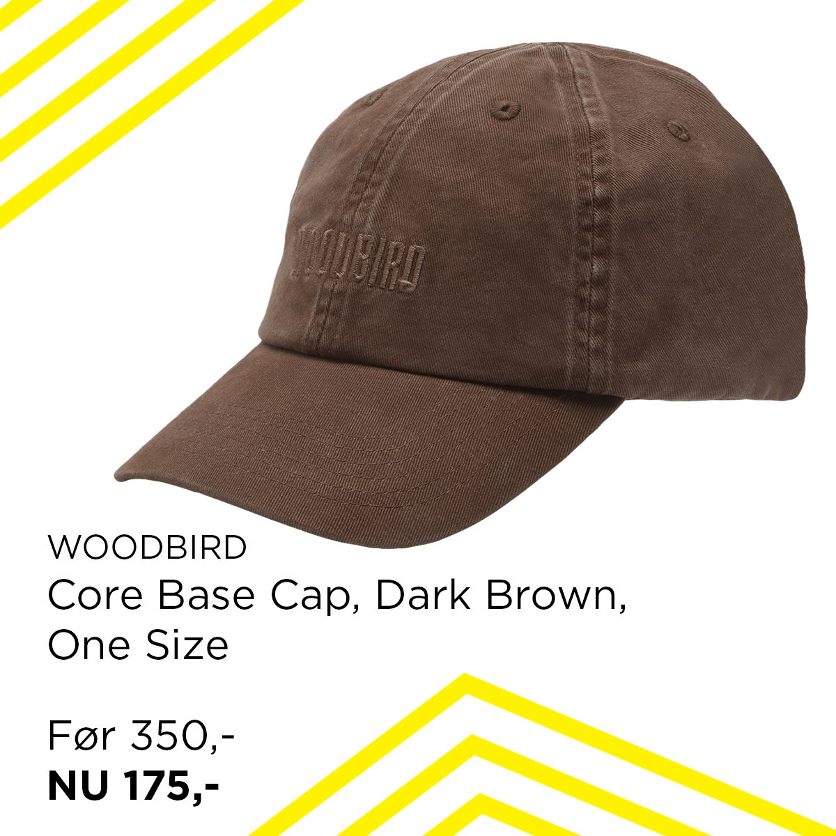 Core Base Cap, Dark Brown, One Size
