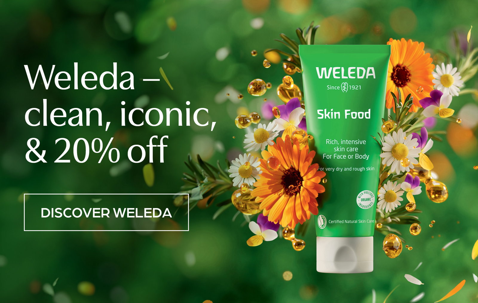 Weleda - clean, iconic and 20% off. Shop now