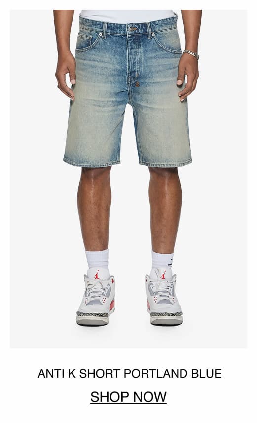 ANTI K SHORT PORTLAND BLUE