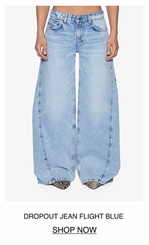 DROPOUT JEAN FLIGHT BLUE