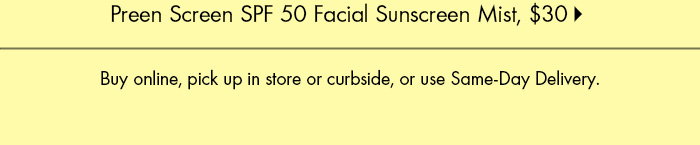 Preen Screen SPF 50 Facial Sunscreen Mist