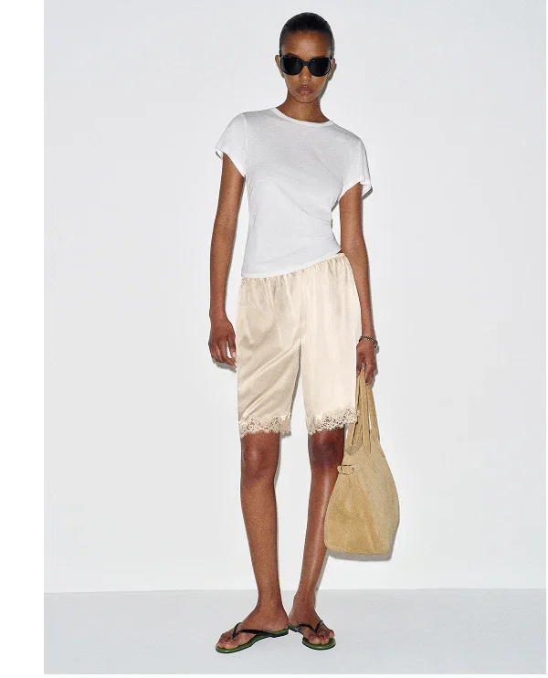 Clara Silk Bermuda Short