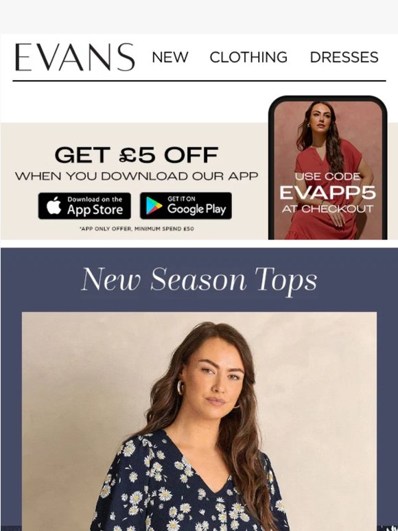 New In Tops