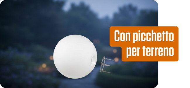 Con picchetto per terreno