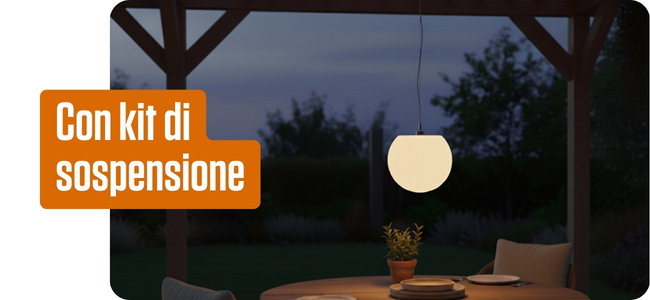 Con kit di sospensione