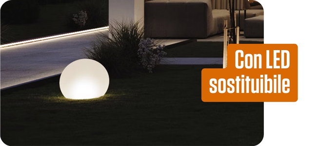 Con Led sostituibile