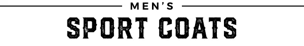 MEN'S SPORT COATS