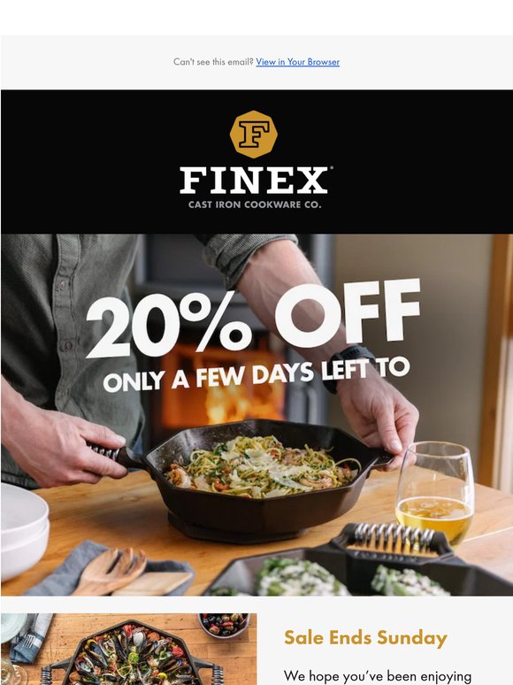 20% Off Final Weekend