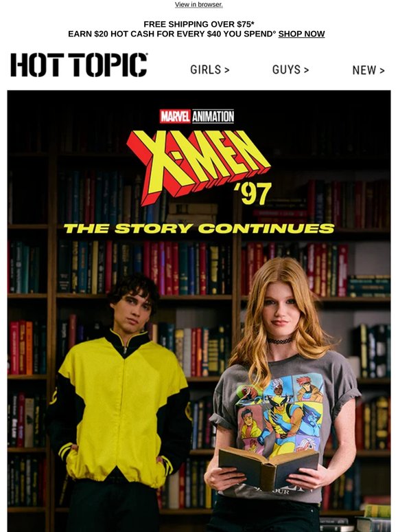 Head back to the '90s with the X-Men