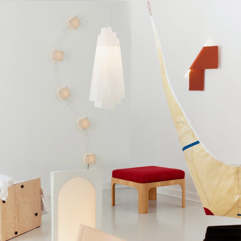 Erwan Bouroullec's crumpled Tyvek sofa among works created for Værktøj 3 exhibition