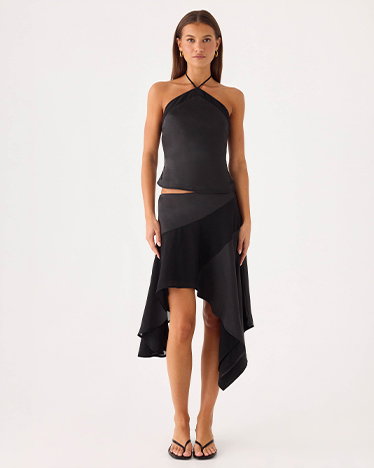 Klose Mini Skirt — Black