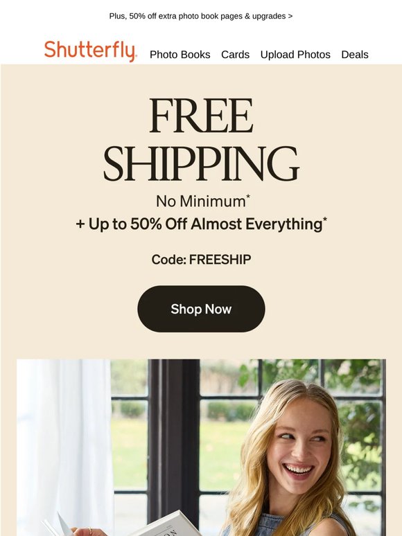 HOT deals are live: Up to 50% off almost everything + FREE shipping! 🔥