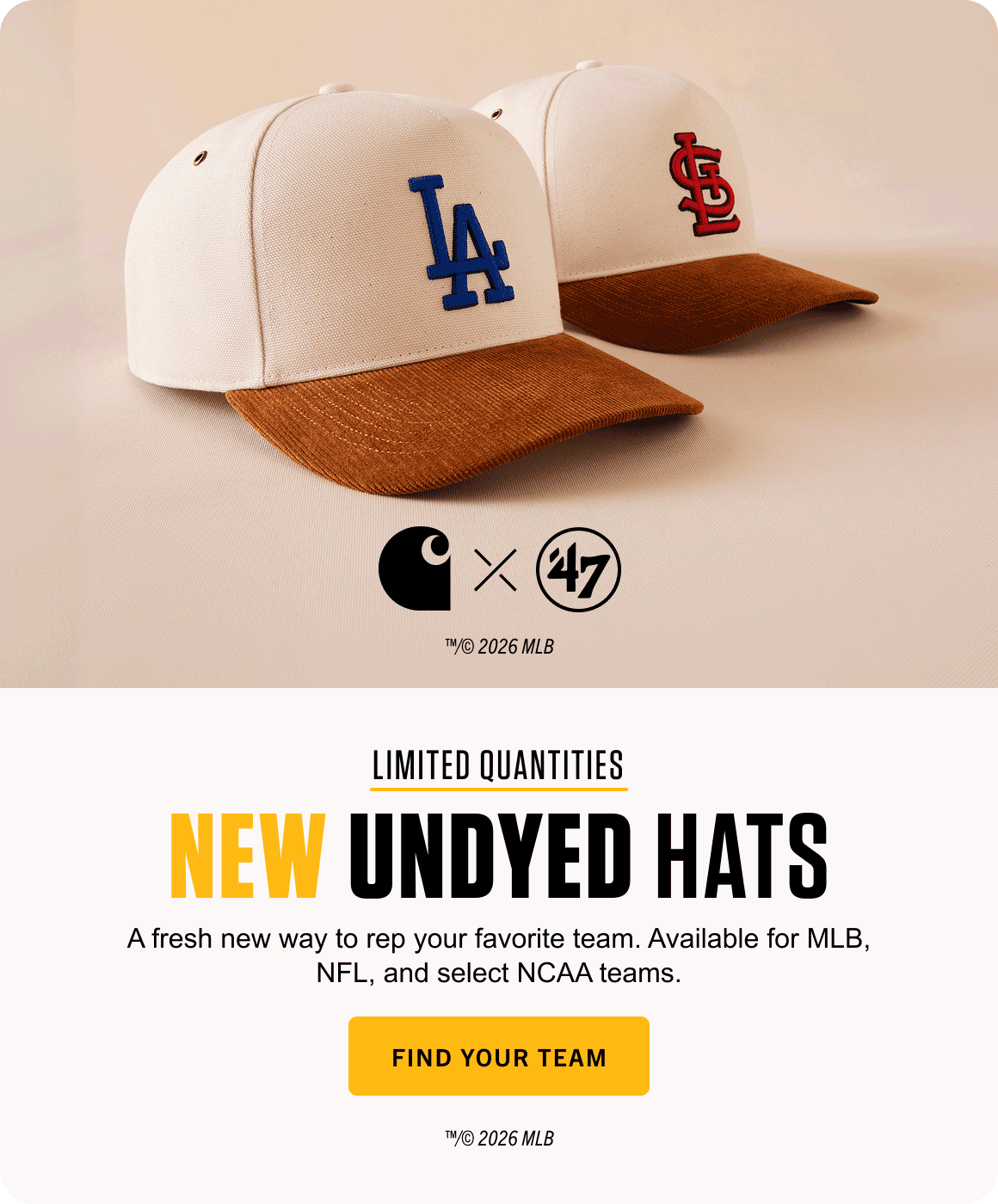 Shop New ‘47 Undyed Hats