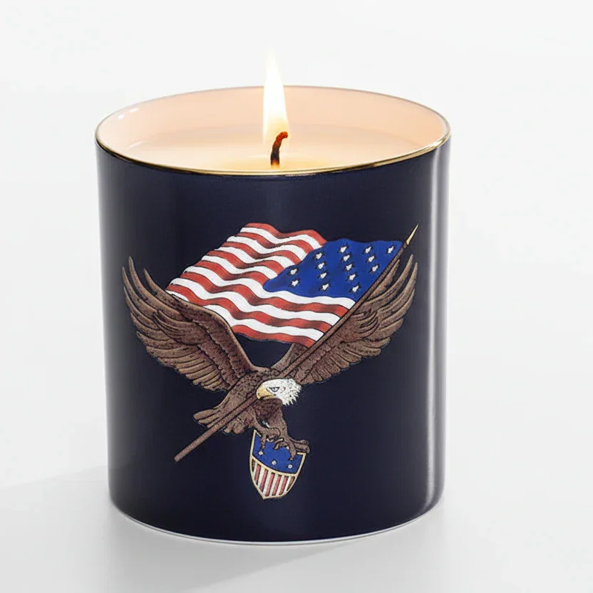 Image of Star-Spangled Banner Fine Bone China Candle - Jasmine