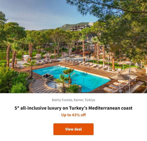 5* all-inclusive luxury on Turkey%27s Mediterranean coast