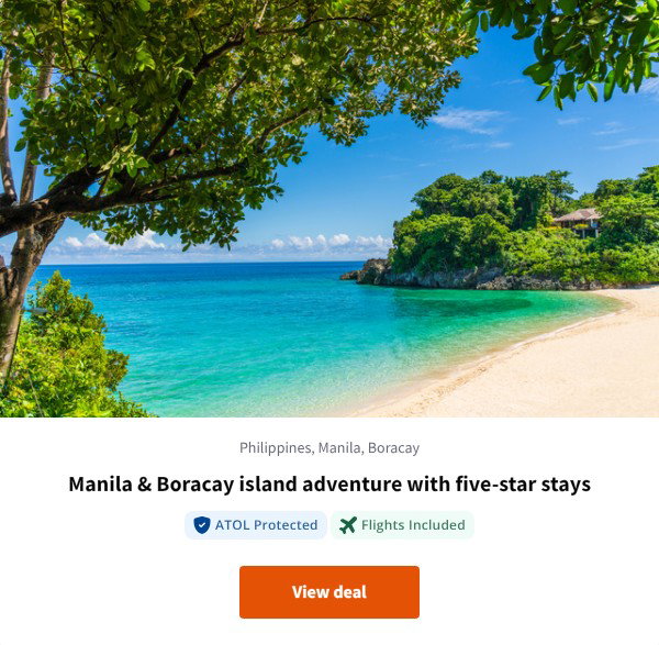 Manila & Boracay island adventure with five-star stays
