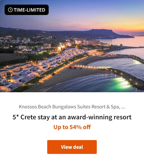 5* Crete stay at an award-winning resort