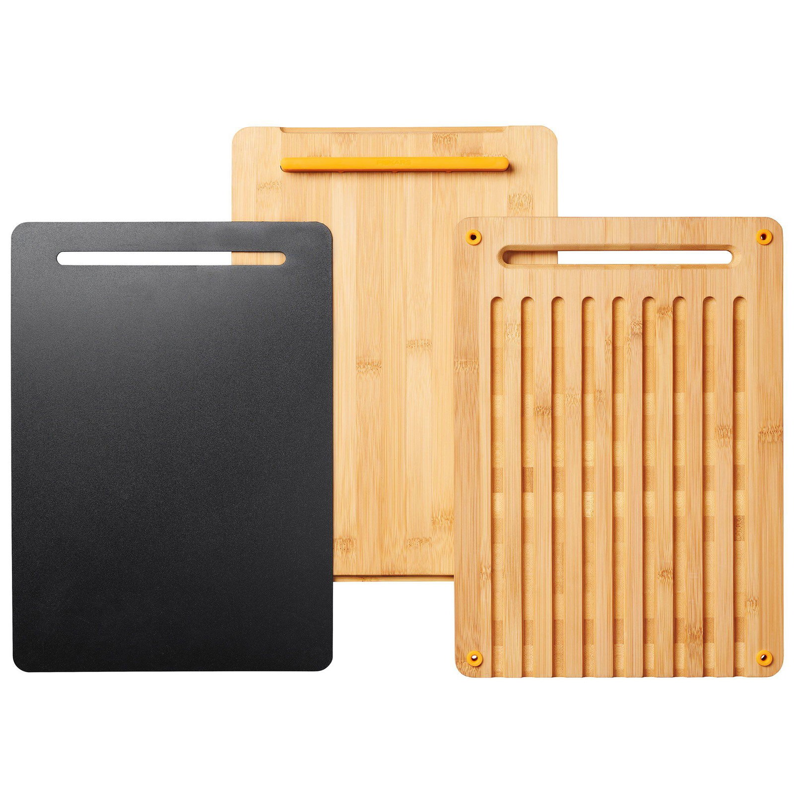 Fiskars Skærebræt Functional Form 3-Dele Bambus