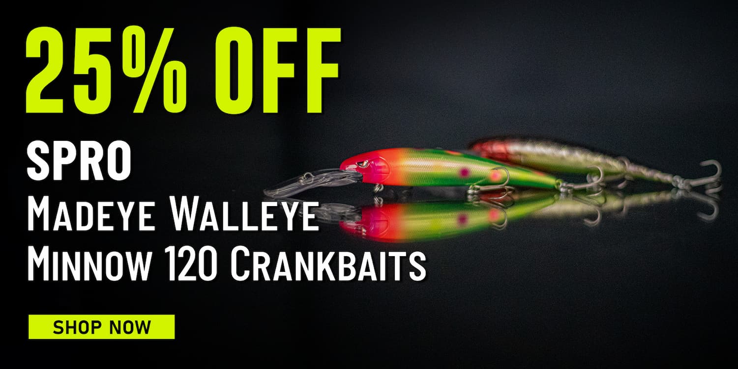 25% Off  SPRO Madeye Walleye Minnow 120 Crankbaits Shop Now