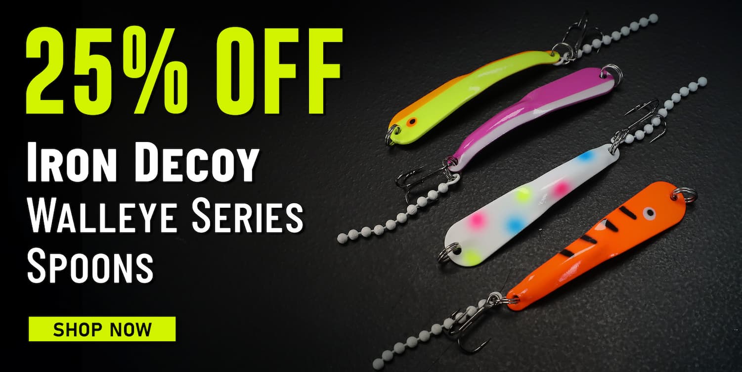 25% Off Iron Decoy Walleye Series Spoons Shop Now