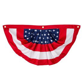 3 ft. x 1 1/2 ft. Traditional Patriotic Polyester Bunting