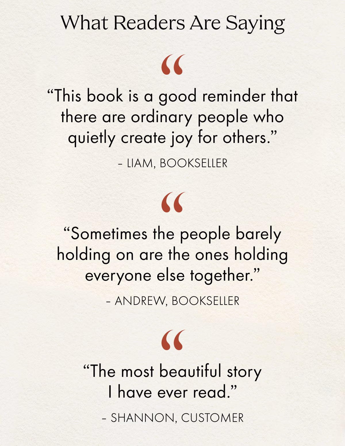 What Readers Are Saying