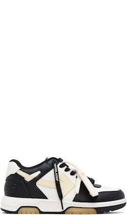 White & Black Out Of Office Glow-In-The-Dark Sneakers - Off-White