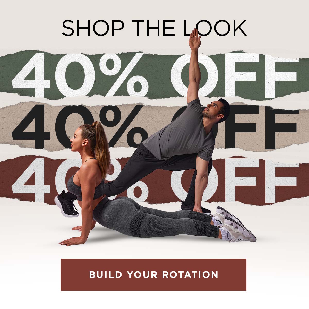 Shop The Look: 40% OFF Storewide with code EARNED. Build Your Rotation.
