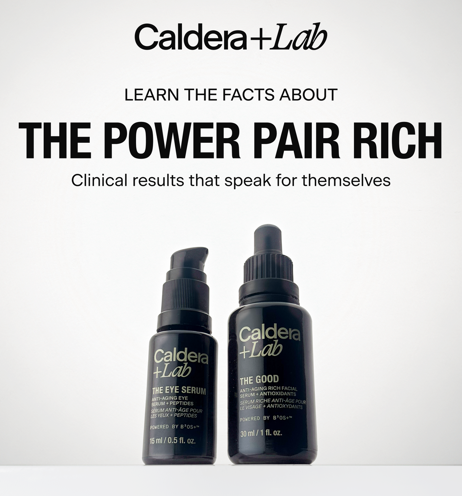 LEARN THE FACTS ABOUT THE POWER PAIR RICH | Clinical results that speak for themselves.