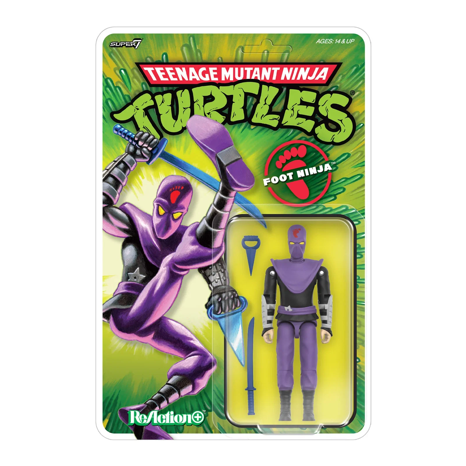 Image of Teenage Mutant Ninja Turtles ReAction+ Wave 01 - Foot Ninja