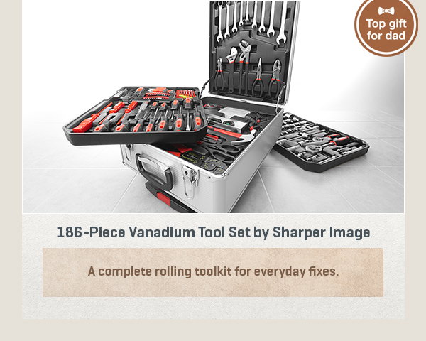 186-Piece Vanadium Tool Set by Sharper Image