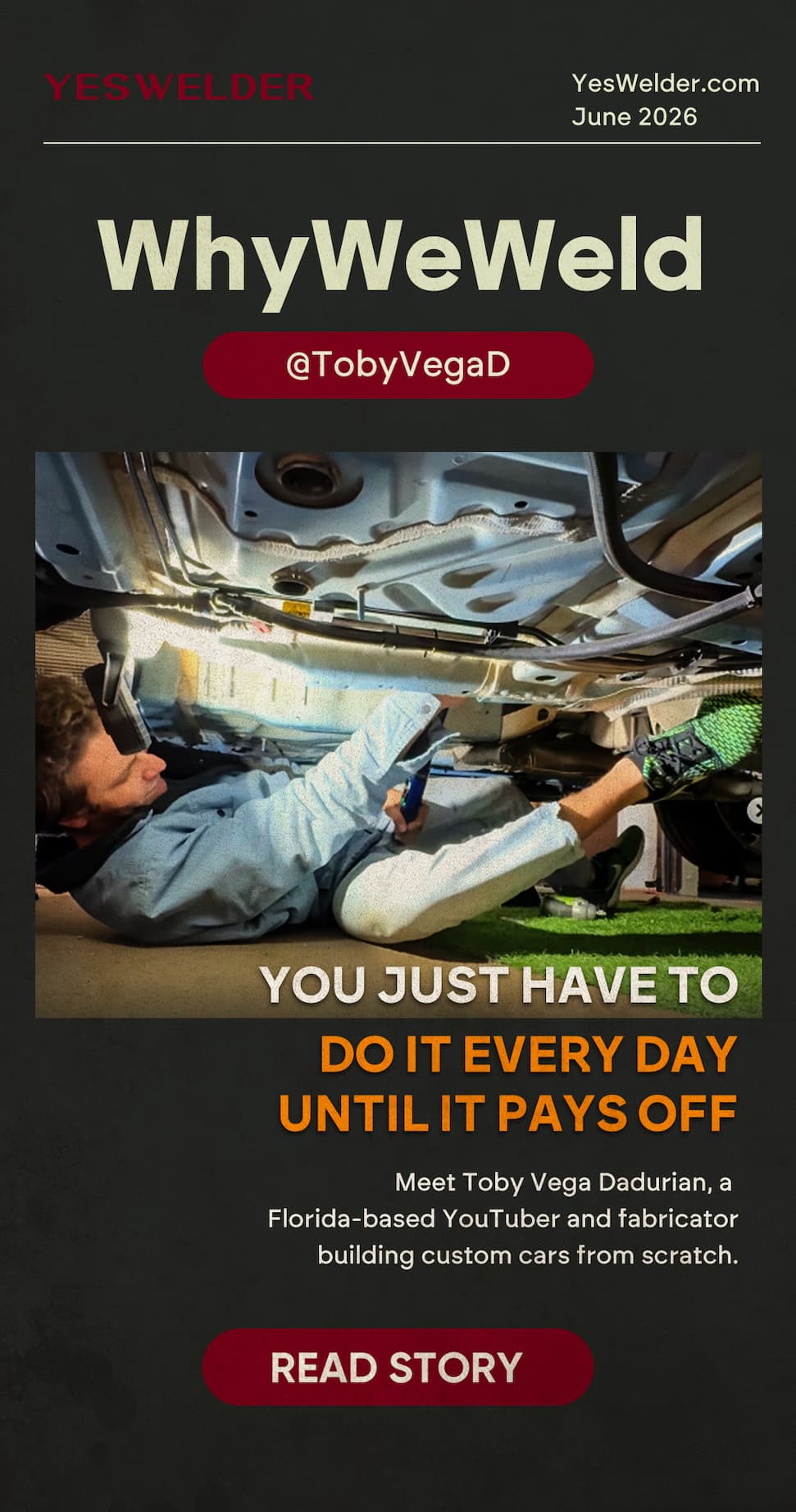 #WhyWeWeld: Toby Vega Dadurian