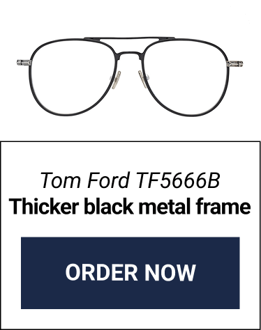 Tom Ford TF5666B Thicker black metal frame