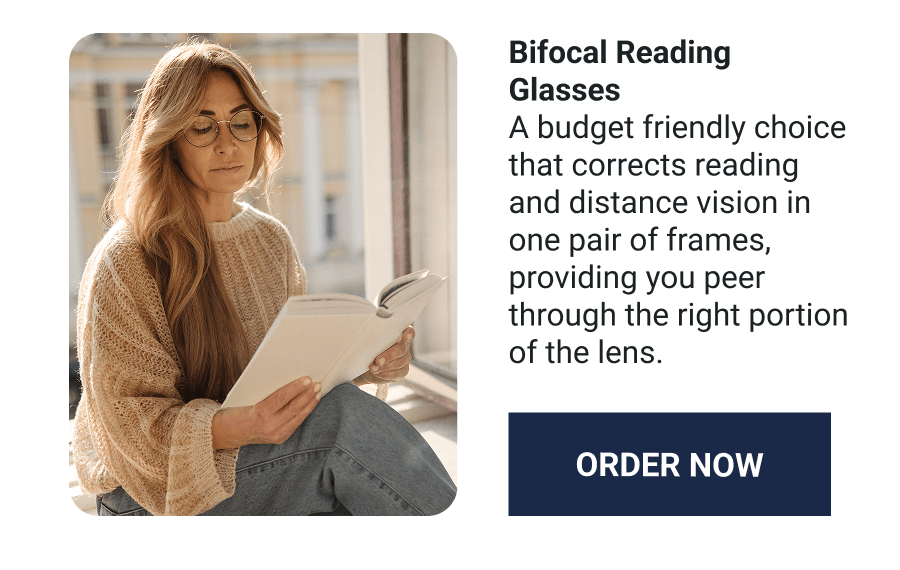 Bifocal Reading Glasses. SEE FRAMES