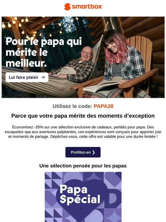 💙 Cette Fête des Pères, voyez les choses en grand