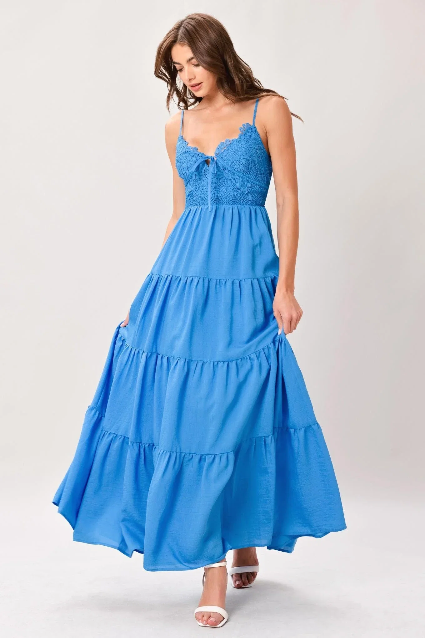Image of NOMAD BLOOM WOVEN MAXI DRESS