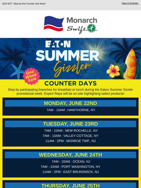 Sneak Peek of Next Week's Hot Eaton Deals