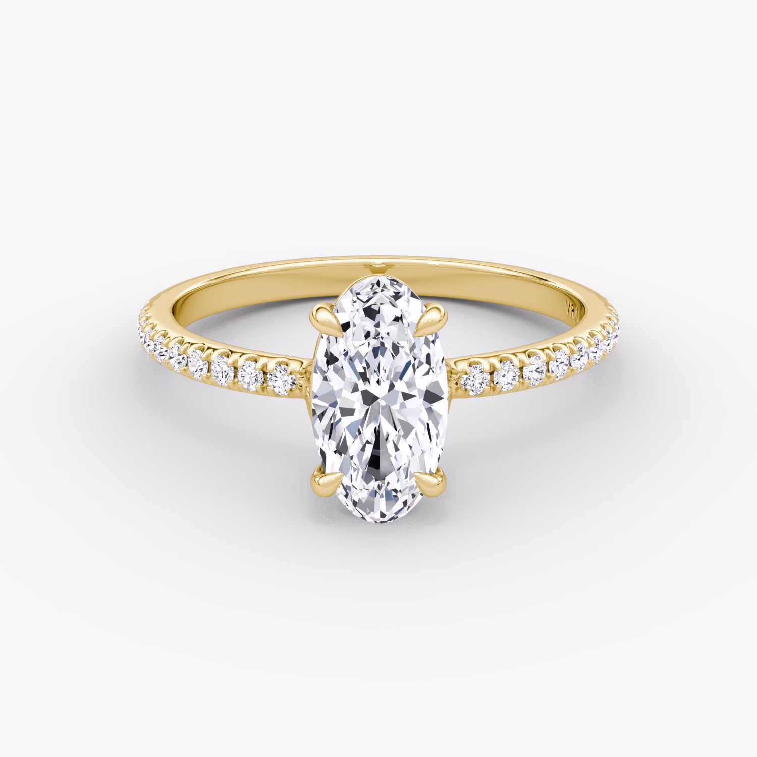 The Signature Moval Yellow Gold Engagement Ring