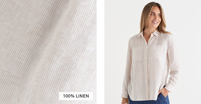 Linen Everyday Stripe Shirt