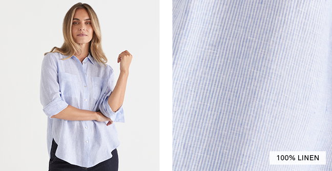Linen Everyday Stripe Shirt