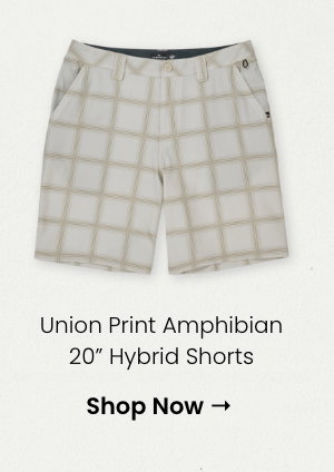 Union Print Amphibian 20" Hybrid Shorts
