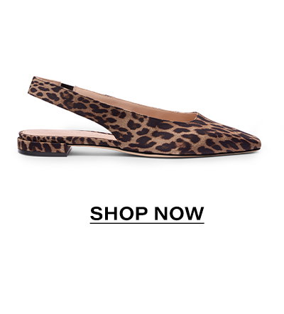 Stassi Slingback Flat in Leopard