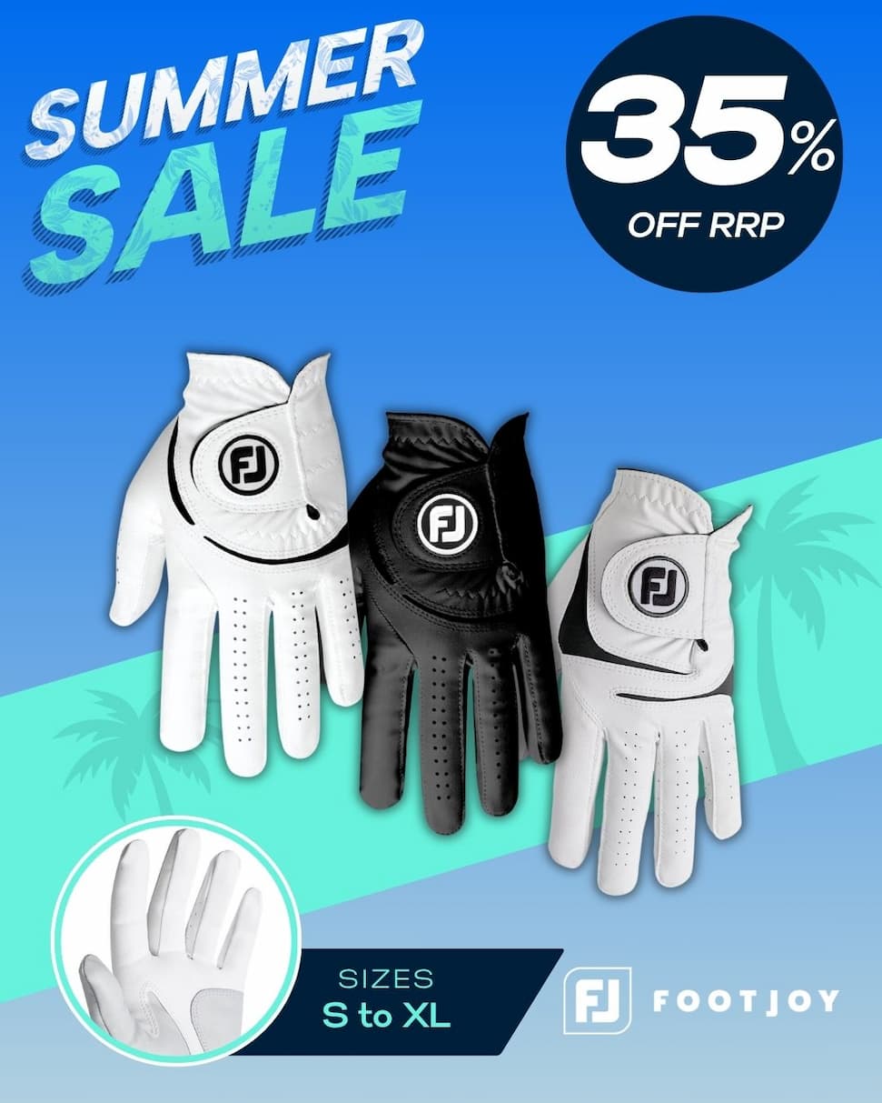 FootJoy Mens 2026 WeatherSof LH Ultimate Grip Leather Performance Golf Glove